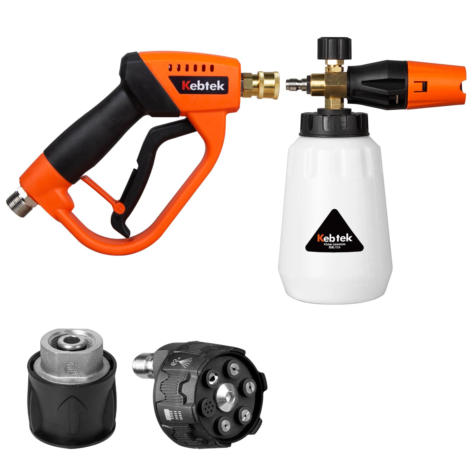 Amazon.co.jp: 【泡洗車と水洗車セット・ケルヒャー対応】Kebtek 高圧