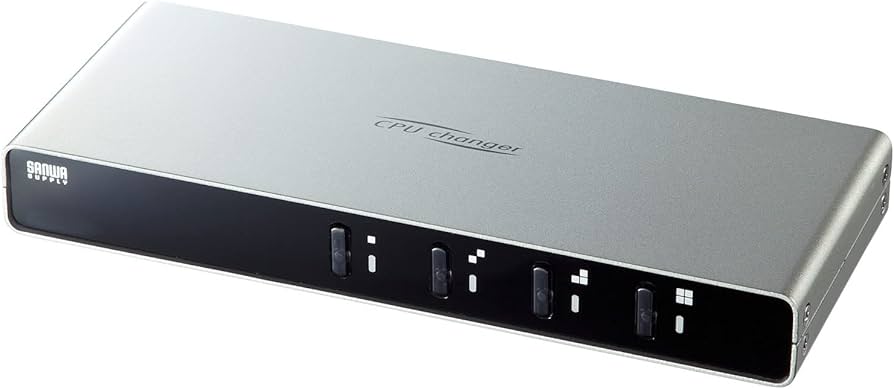 Amazon.co.jp: サンワサプライ(Sanwa Supply) パソコン自動切替器(4:1