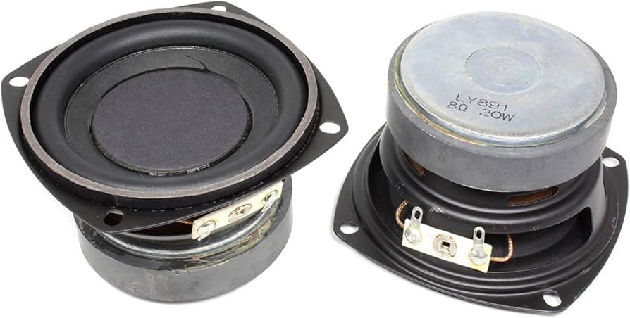 Amazon | レア！平面センターキャップ ウーハースピーカーユニット3