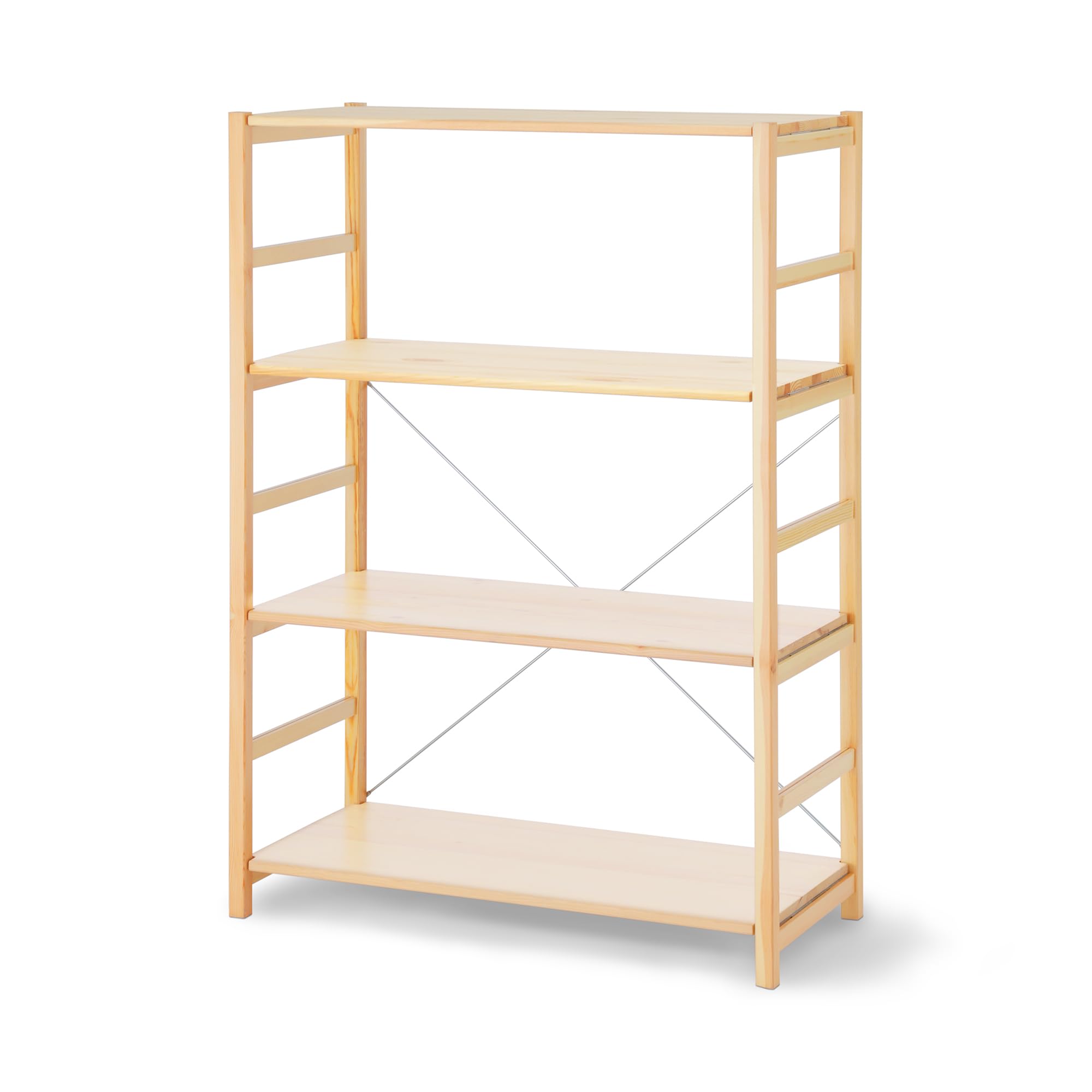 Amazon｜無印良品 パイン材ユニットシェルフ 中 幅86×奥行39.5×高さ
