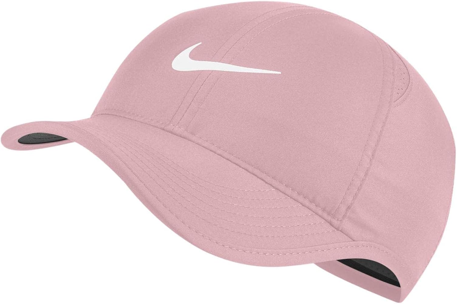 Nike Women's Featherlight Running Cap (One Size, Pink Glaze/Black