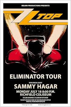 Amazon.com: Raw Sugar Art Studio ZZ Top/Sammy Hagar 1983 Cleveland