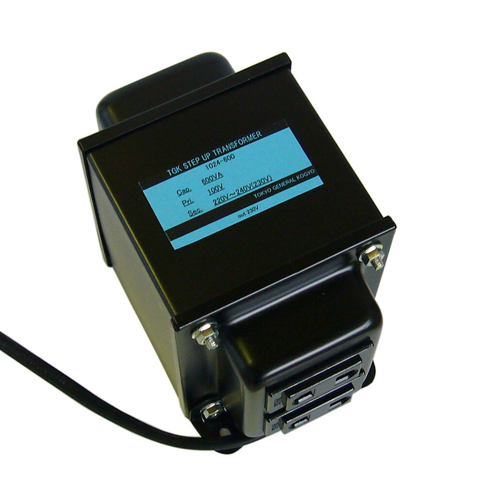 Amazon.co.jp: 変圧器工房 日本製 変圧器 ステップアップトランス 600W