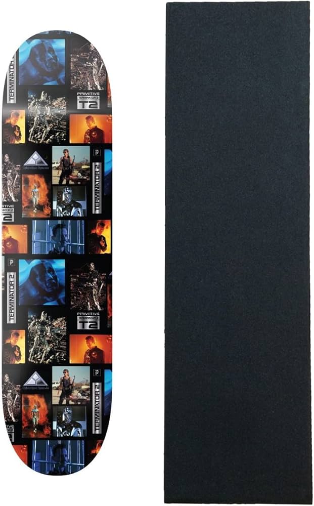 Amazon | Primitive スケートボードデッキターミネーター 2 No Fate