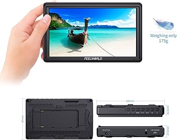 Amazon.co.jp: Feelworld FW568 カメラ用モニター 5.5インチIPS 超薄型