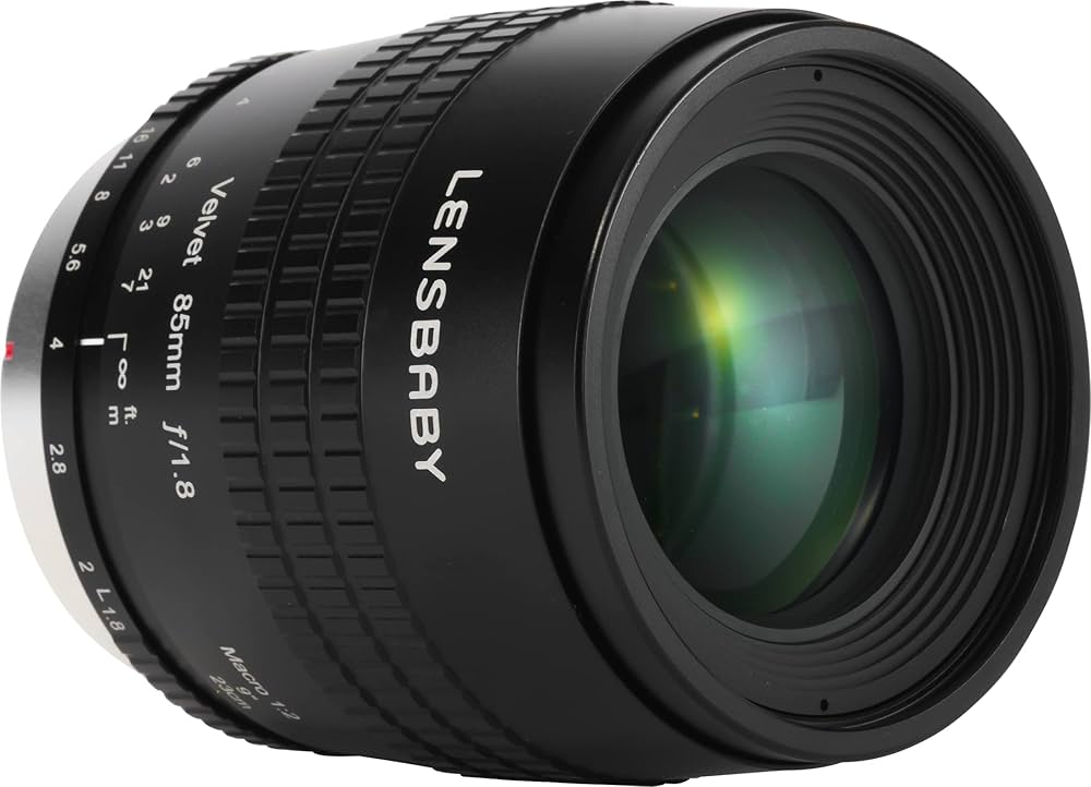 Amazon.co.jp: Lensbaby ソフトレンズ Velvet 85 85mm F1.8 マイクロ