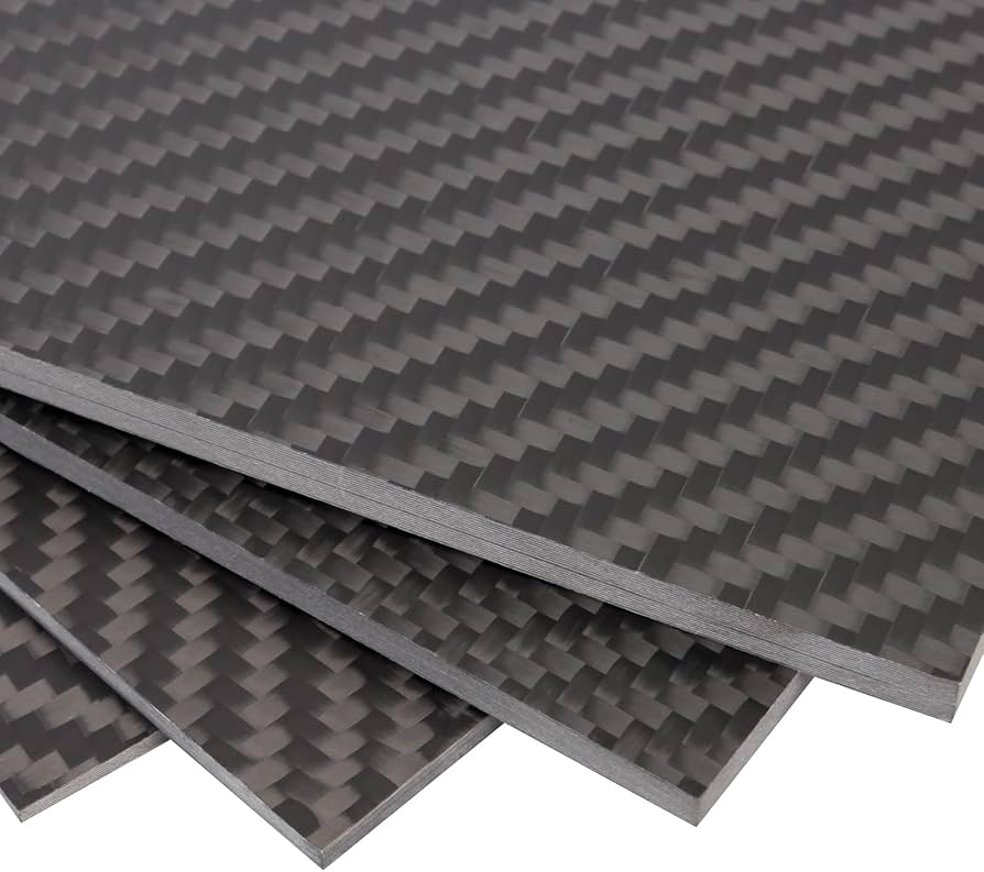 Amazon | ARRIS 3Kカーボン板 100%炭素繊維積層板 500mm x 600mm 光沢