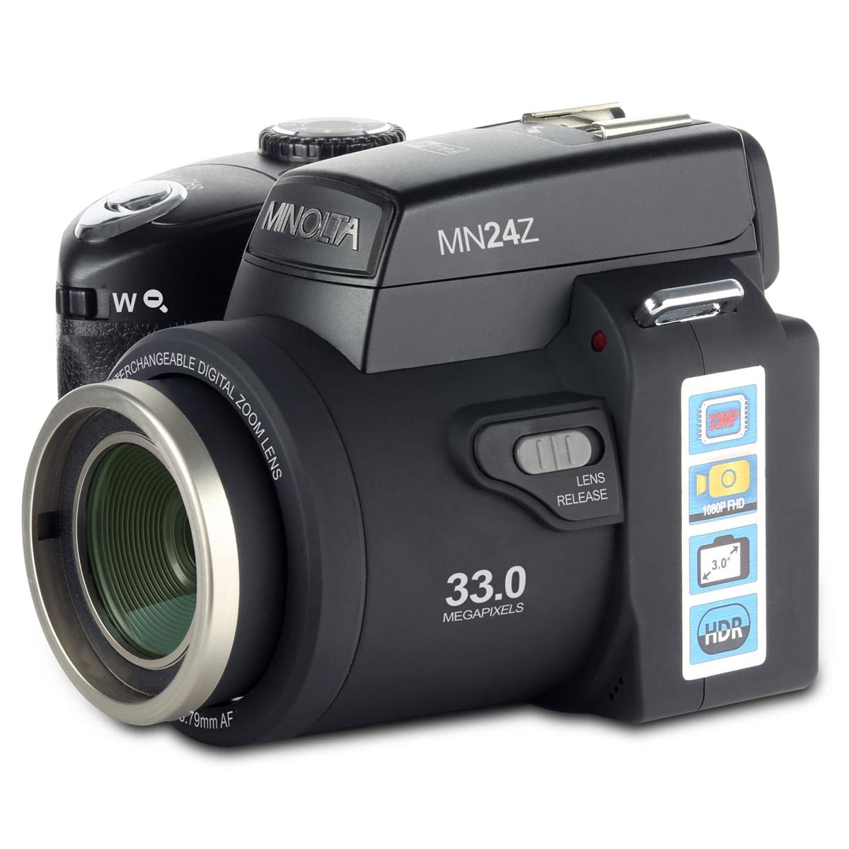 Amazon.com : Minolta MN24Z 33 MP / 1080p HD Digital Camera w