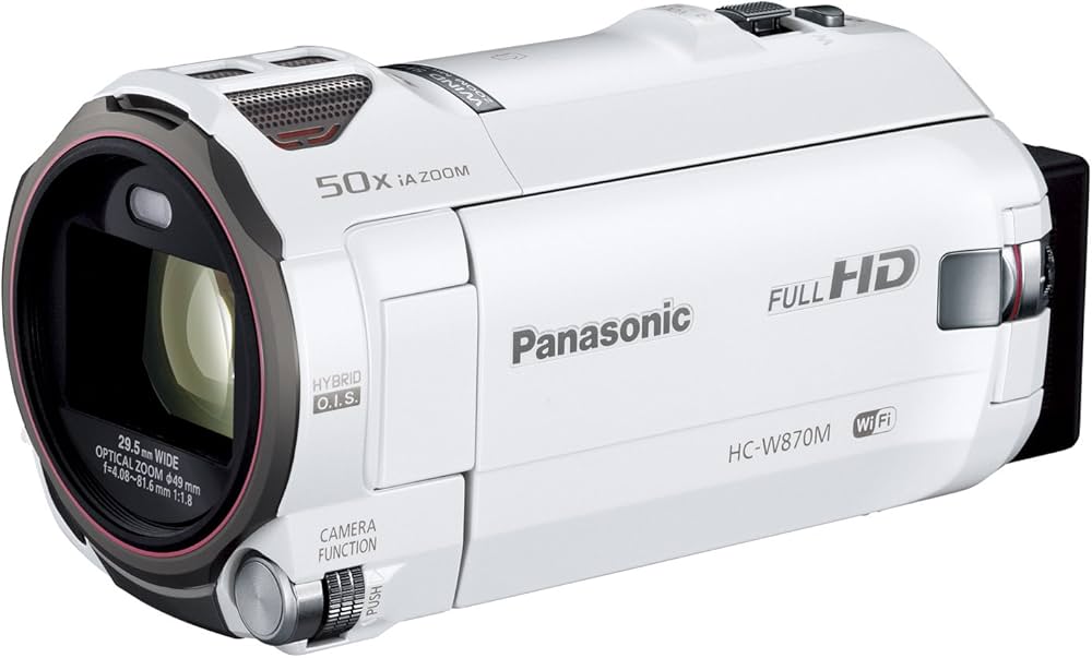Amazon.co.jp: パナソニック HDビデオカメラ W870M ワイプ撮り 50倍