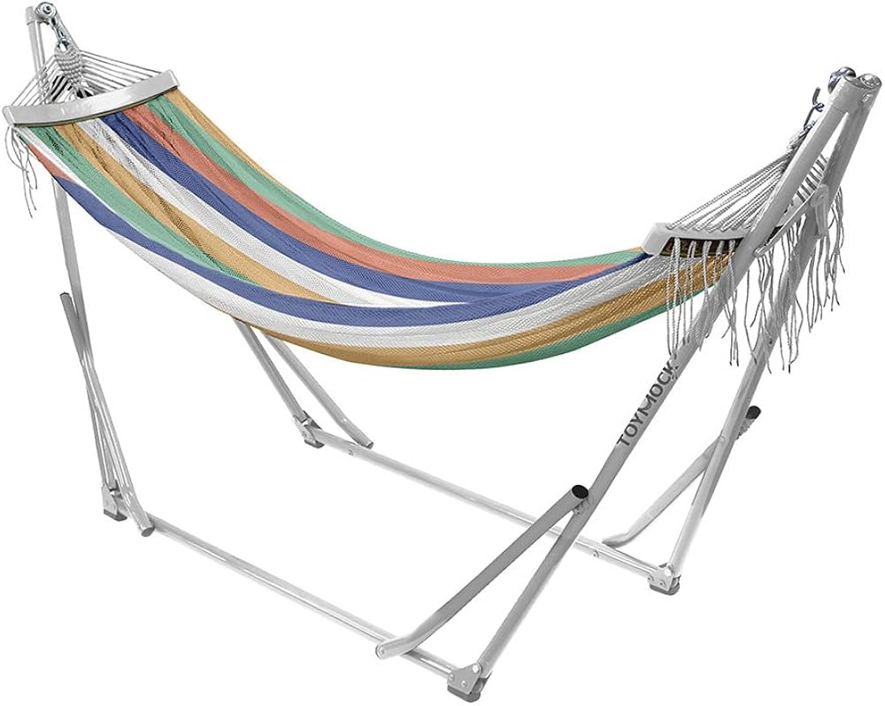 Amazon | TOYMOCK(トイモック) ハンモック 自立式 コンパクト 折り畳み