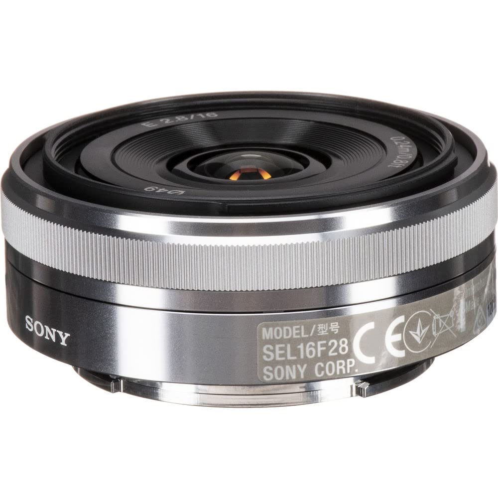Amazon.com : Sony E 16mm F2.8 Wide-Angle Prime Lens (SEL16F28