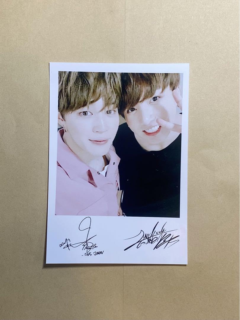 Amazon.co.jp: 限定品 BTSジミン&グク サイン入りチェキ : おもちゃ