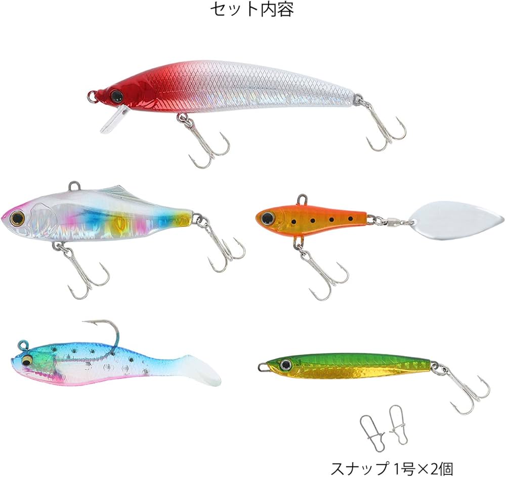 Amazon | タカミヤ(TAKAMIYA) SmileShip シーバスルアーセット