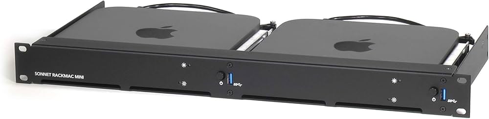 Amazon | Sonnet Technologies RACK-MIN-2XA 2018 RackMac mini - 1U