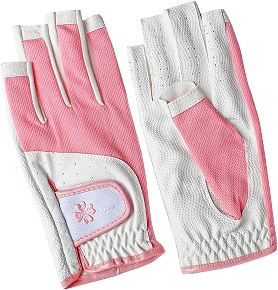 Amazon | ゴルフグローブ レディース 両手 ネイル ネイルカット ゴルフ