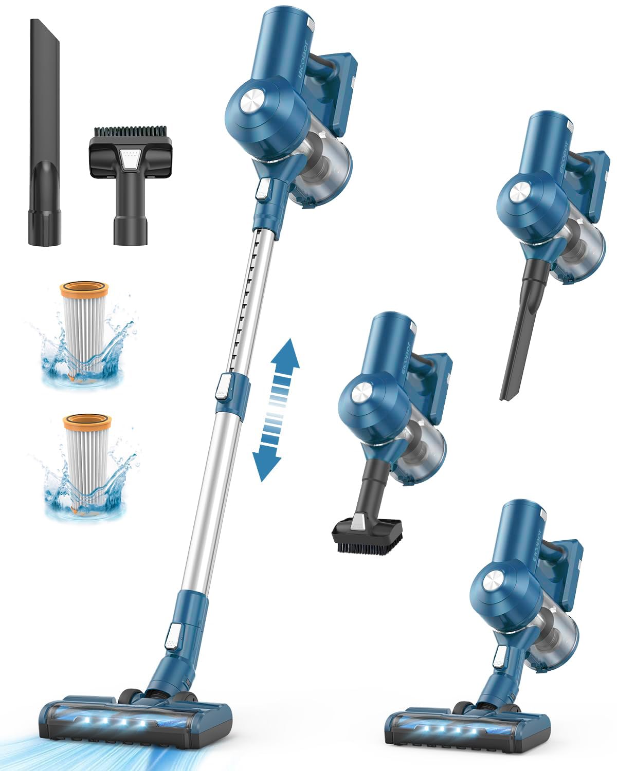 Amazon | 掃除機コードレス サイクロン 28000Pa EICOBOT A30