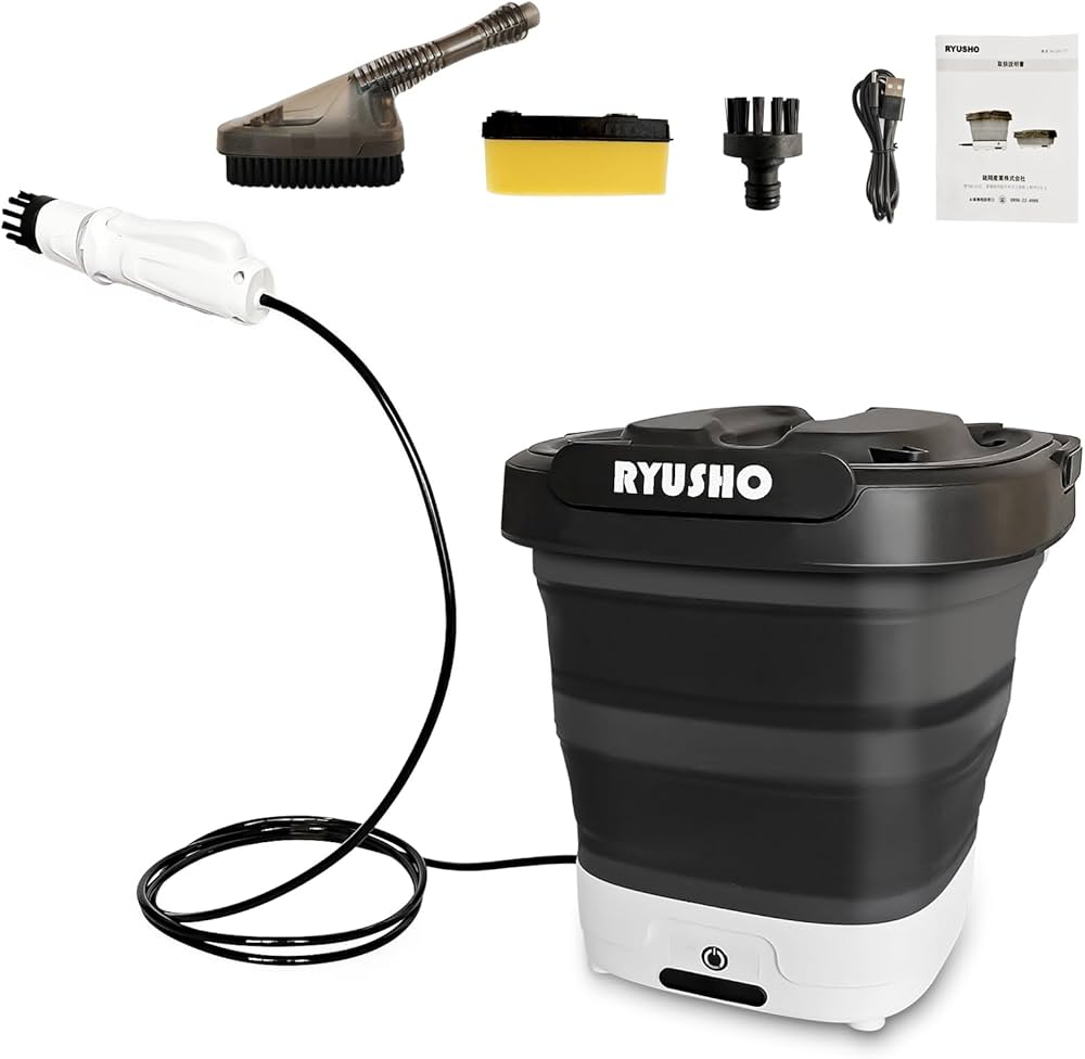 Amazon.co.jp: 高圧洗浄機 タンク式 コンパクト折りたたみ式 ハンディ