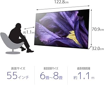 Amazon | ソニー SONY 4K対応 有機EL テレビ 55V型 ブラビア KJ-55A9F