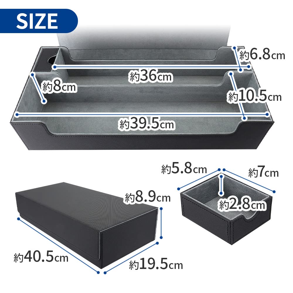 Amazon.co.jp: デッキケース トレカ収納 大容量 PUレザー プレイマット
