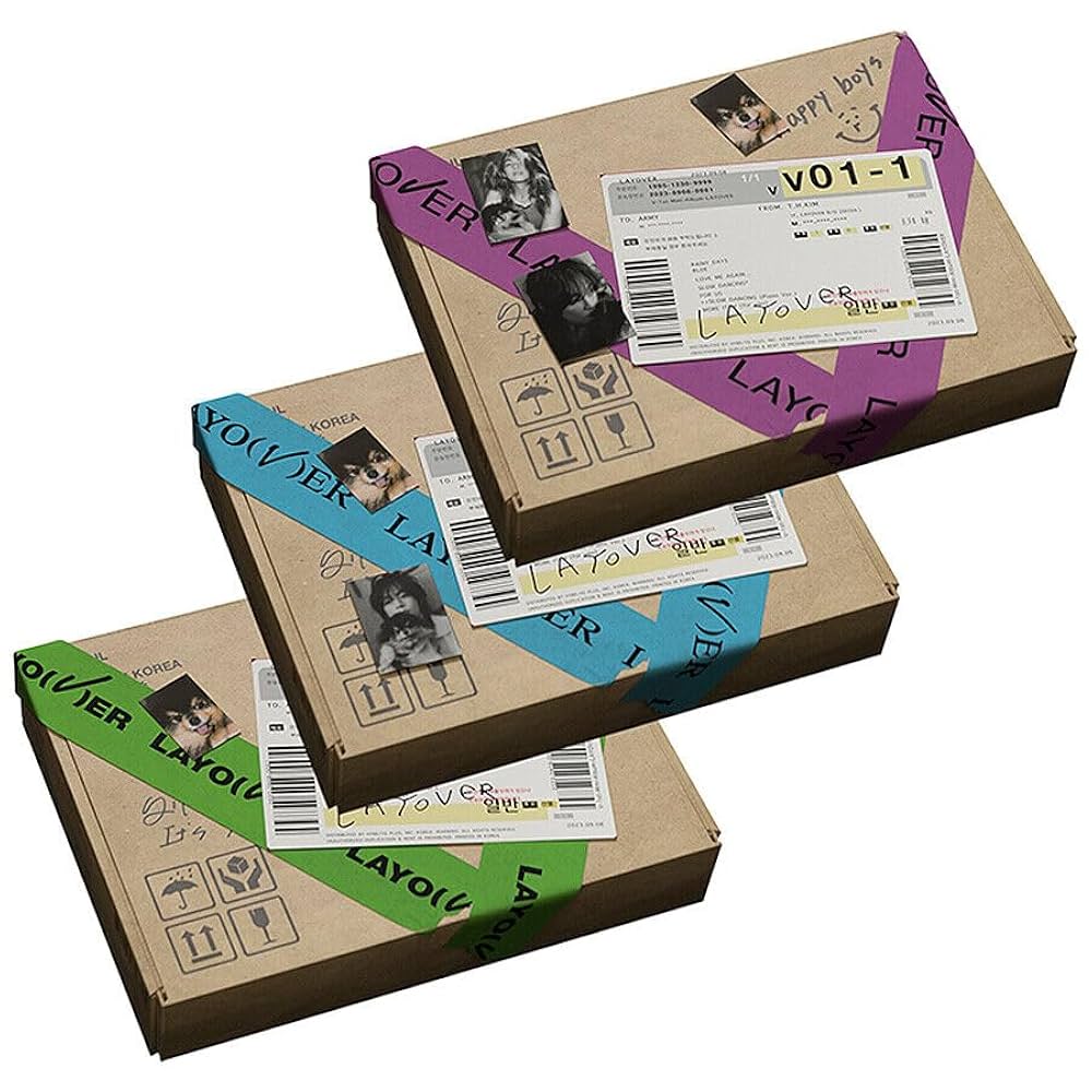 BTS, V, KIM TAEHYUNG, KIM TAE HYUNG - BTS V [LAYOVER] Album ( VER