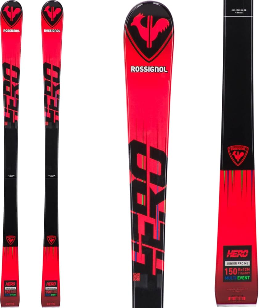 Amazon.com: Rossignol Hero Jr Multievent Kids Skis 130cm