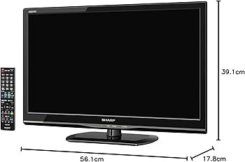 Amazon | シャープ 24V型 ハイビジョン 液晶テレビ ブラック AQUOS LC