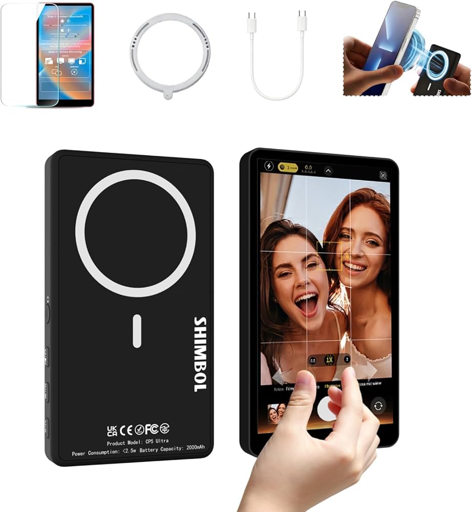 Amazon.co.jp: Shimbol CP5 Ultra ブラック、ワイヤレス電話 Vlog