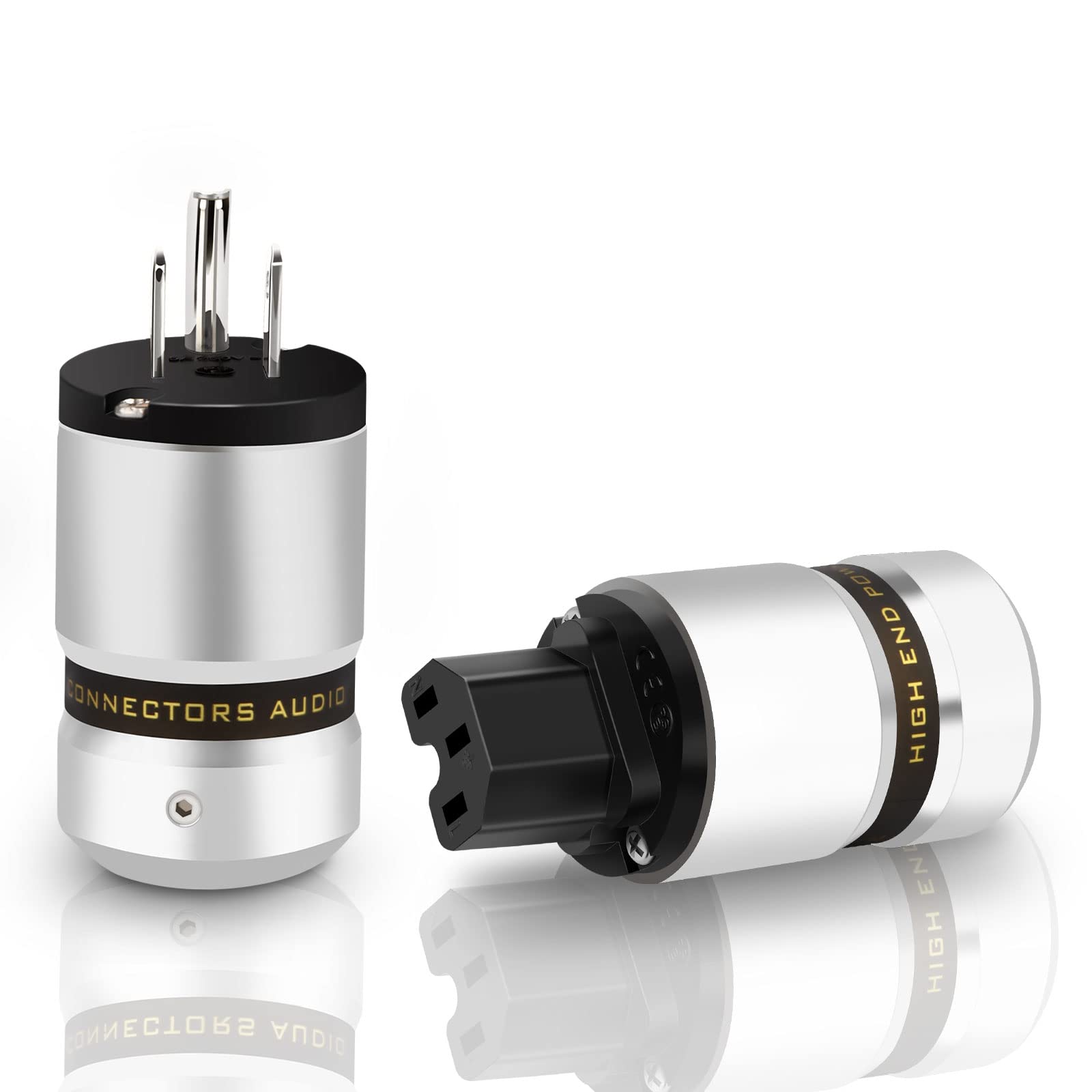 Amazon | Monosaudio オーディオ用電源プラグ 純銅 3ピン 電源コネクタ