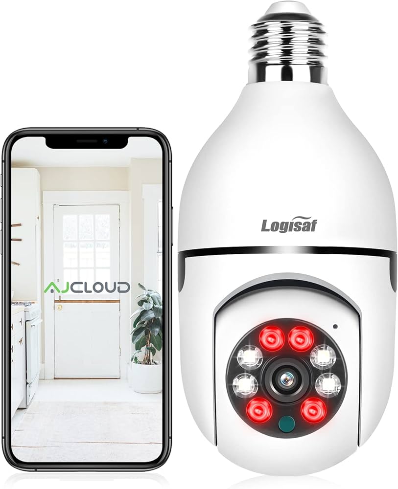 Amazon.co.jp: 防犯カメラ ワイヤレス 室内 電球型防犯カメラ 24時間