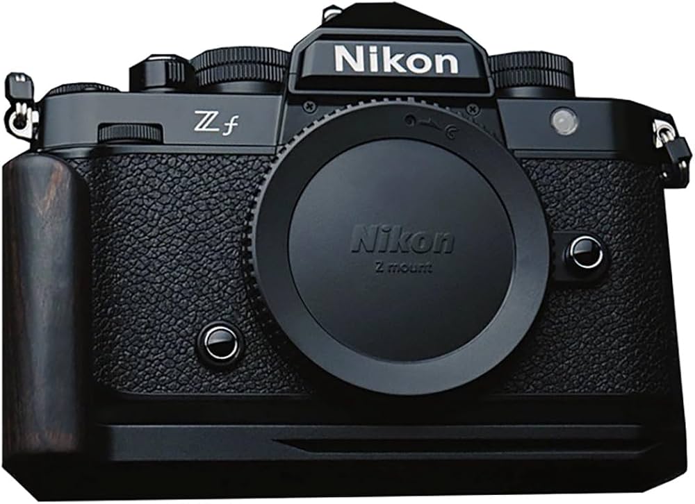 Amazon | Nikon ZF 専用 ハンドグリップメタル 檀木材 メタルベース