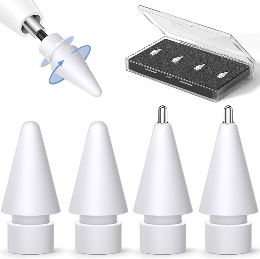 Amazon.com: Upgraded Apple Pencil Replacement Tips - 1st/2nd Gen