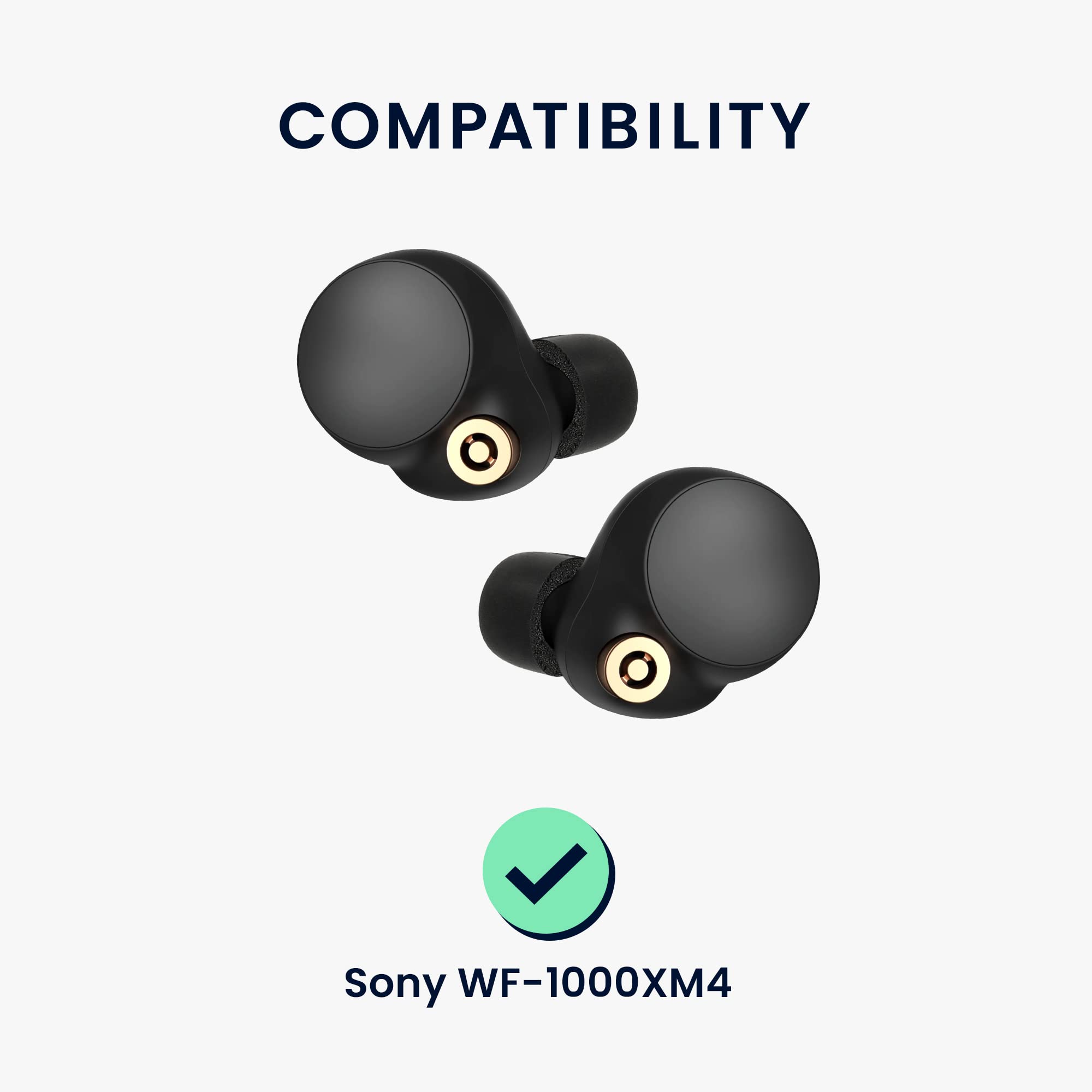 Amazon | kwmobile 6x イヤーチップ Sony WF-1000XM4対応 イヤーピース