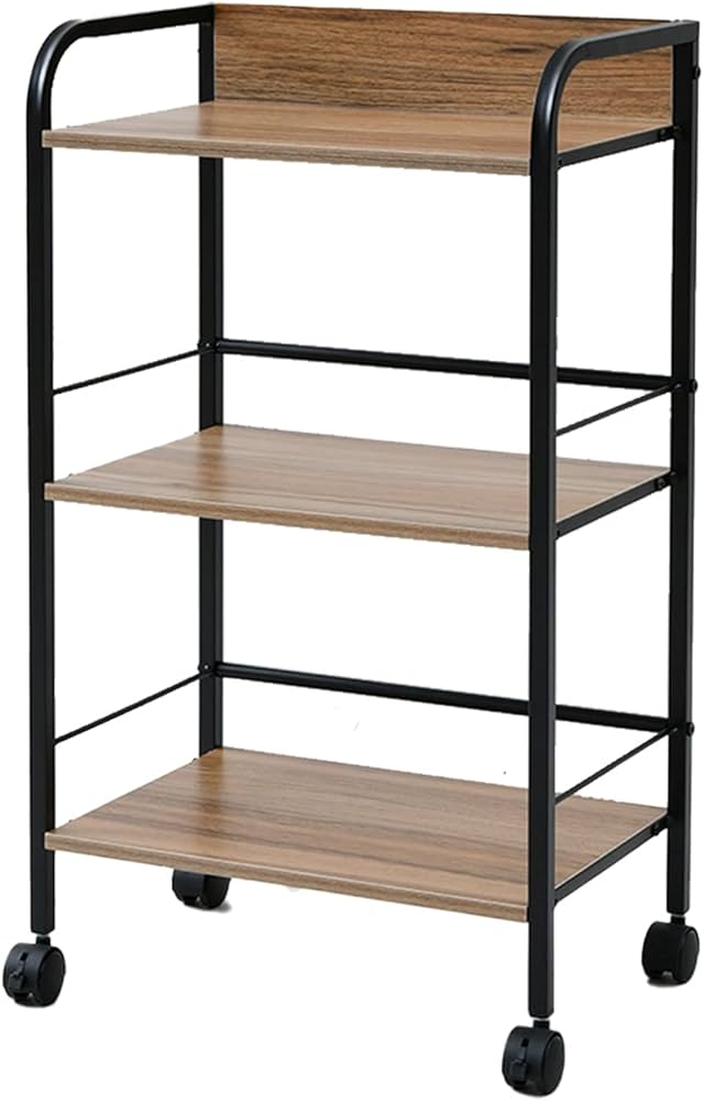 Amazon｜山善(YAMAZEN) ラック キャスター付き 3段 カラーボックス用