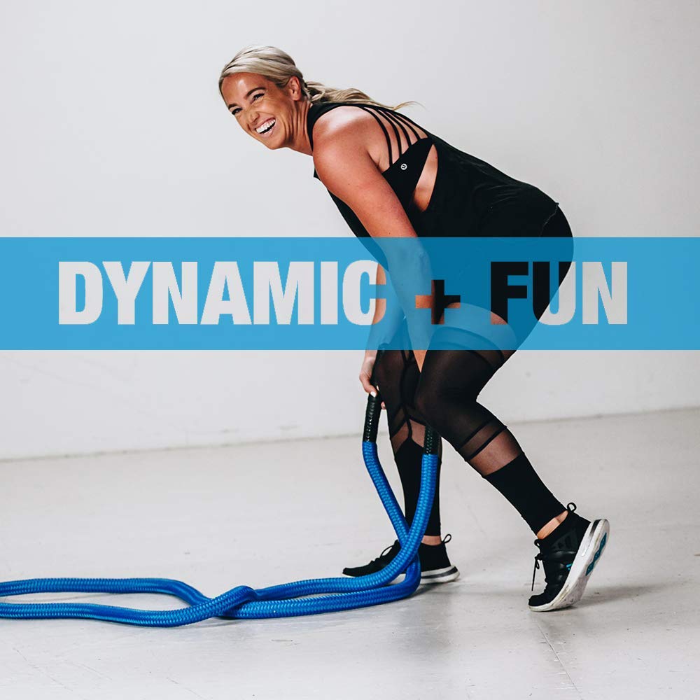 Amazon.co.jp: HYPERWEAR ハイパーロープ 加重ショートバトルロープ 20