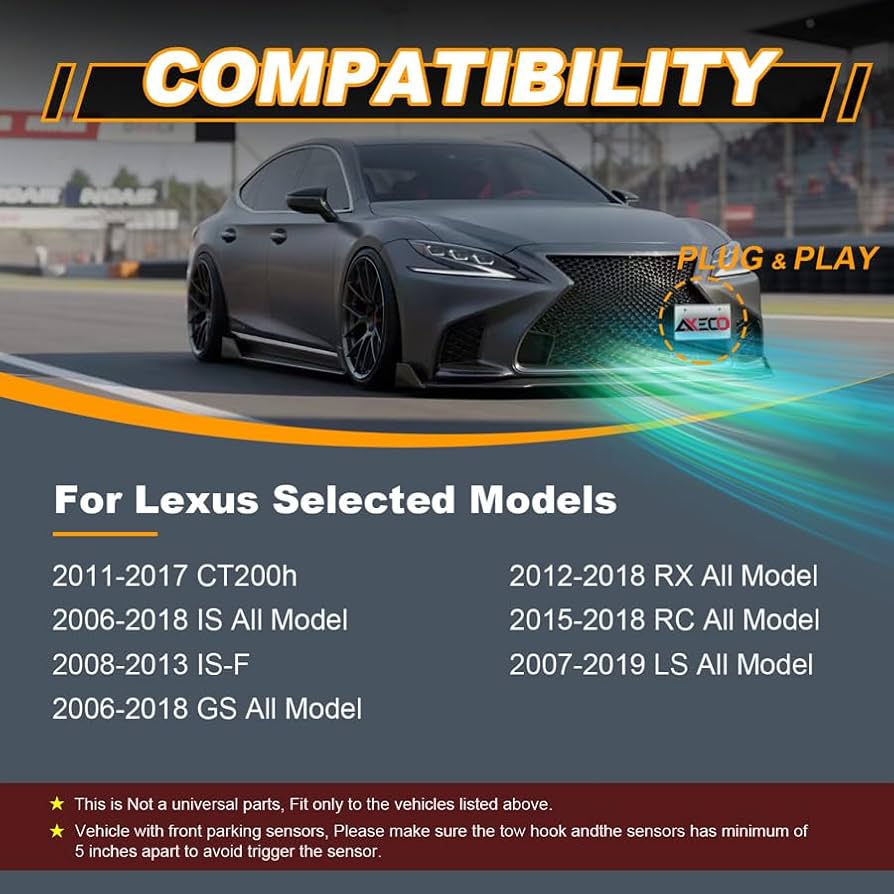 Amazon.co.jp: AXECO フロントバンパー 牽引フック ナンバープレート