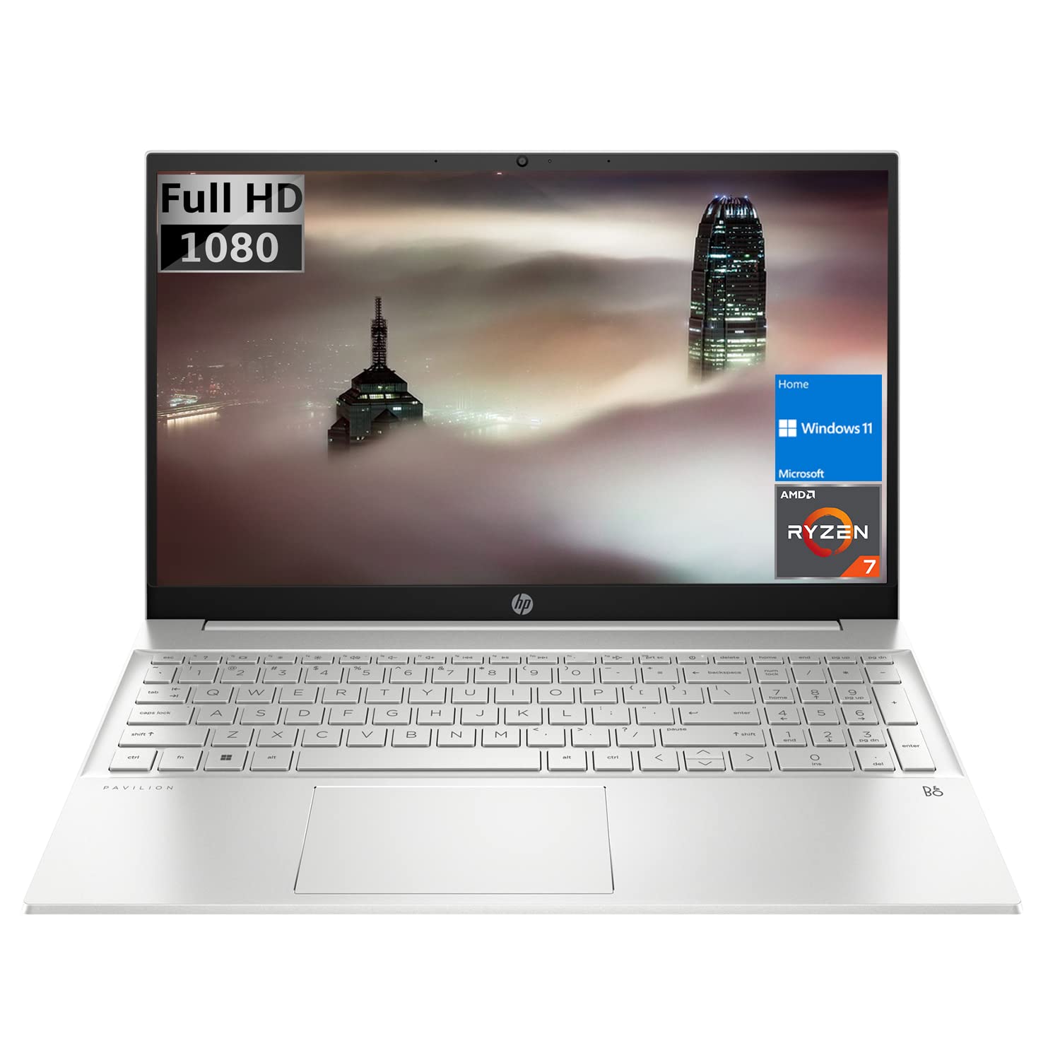 Amazon.com: HP Pavilion Laptop, 15.6” Full HD Display, AMD Ryzen 7