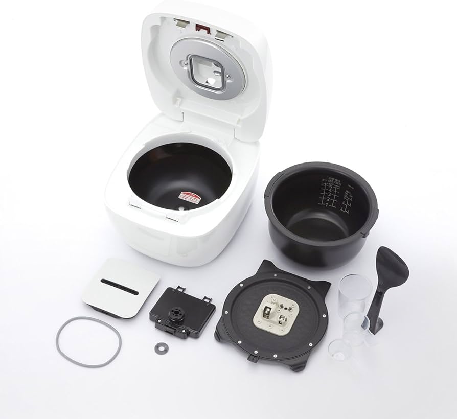 Amazon | タイガー 炊飯器 5.5合 圧力 IH ホワイト 炊きたて 炊飯