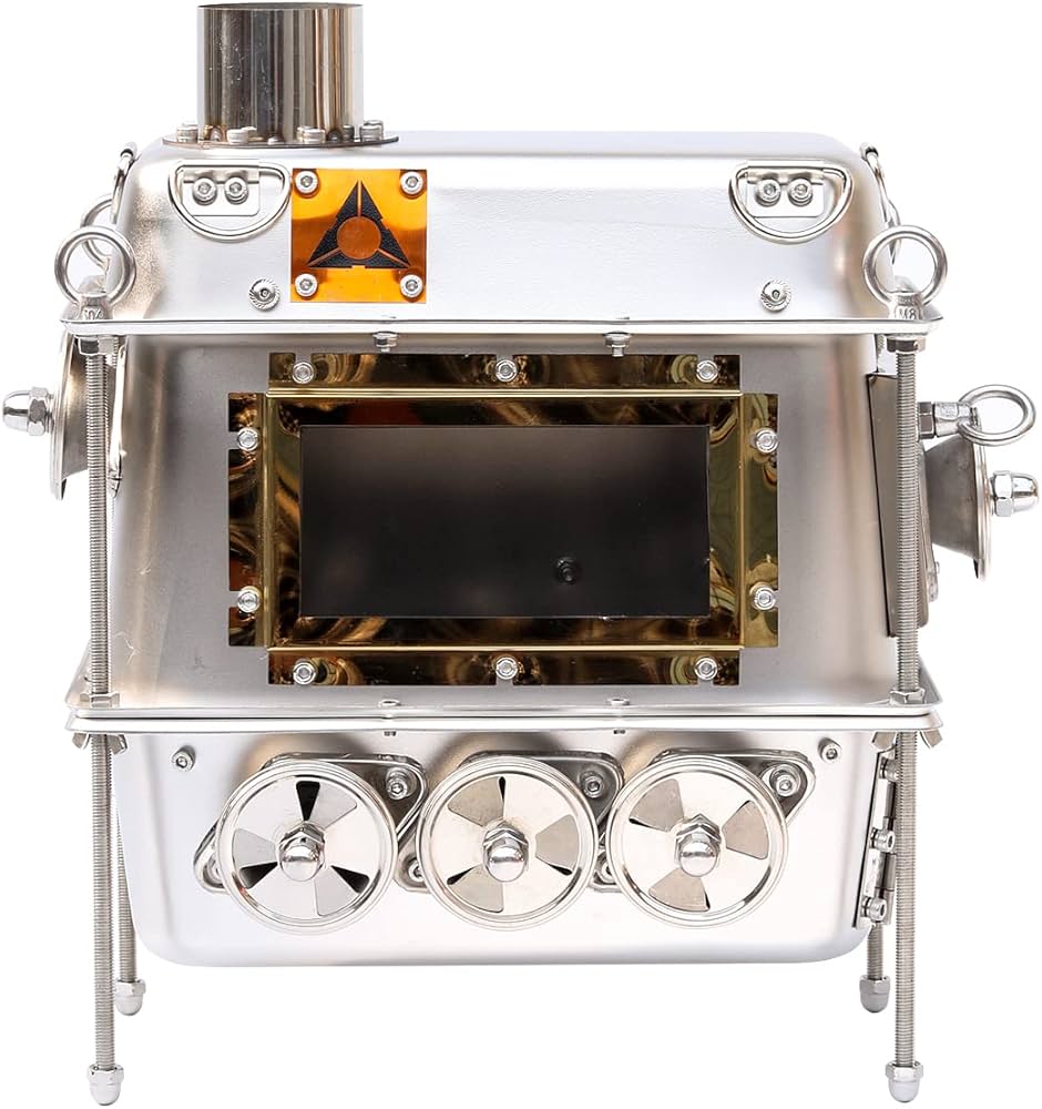 Amazon | FOCUS UNCLE リュック型キャンプ用薪ストーブ 小型- 軽量