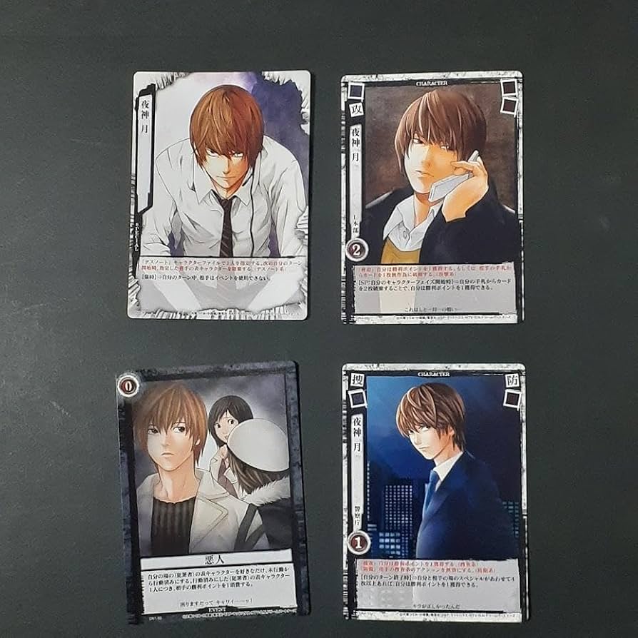 Amazon.co.jp: デスノート DEATHNOTE カードゲーム 夜神 月 4枚