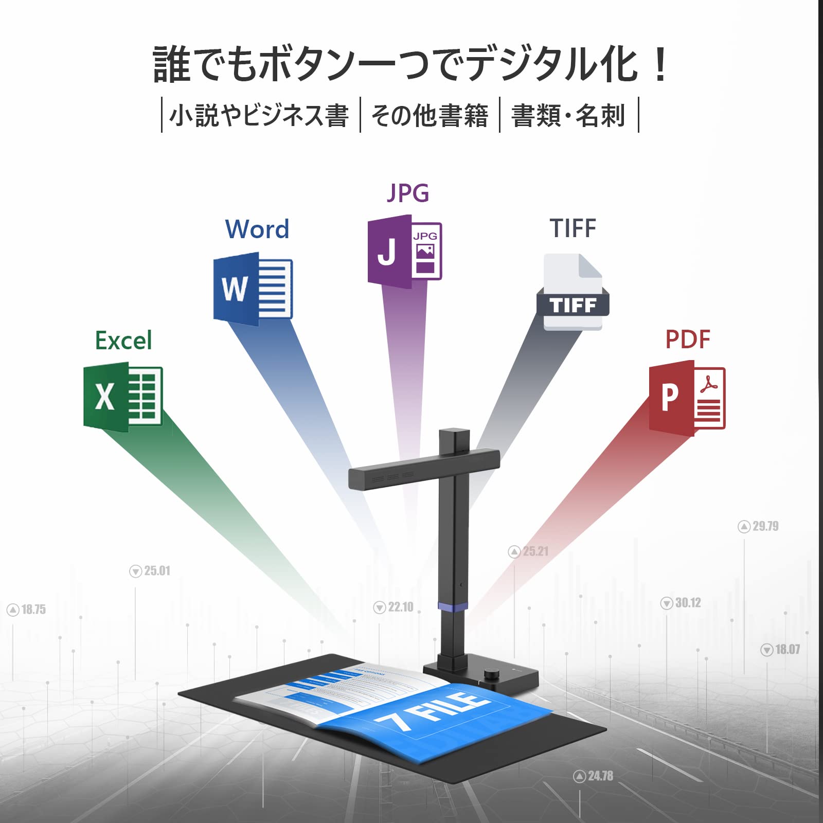 Amazon | CZUR Shine Ultraドキュメントスキャナー1300万画素