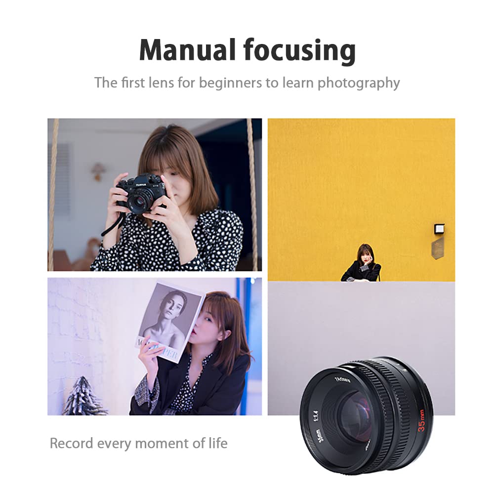 Amazon.co.jp: 7artisans 35mm F1.4 Mark II 単焦点レンズ マニュアル