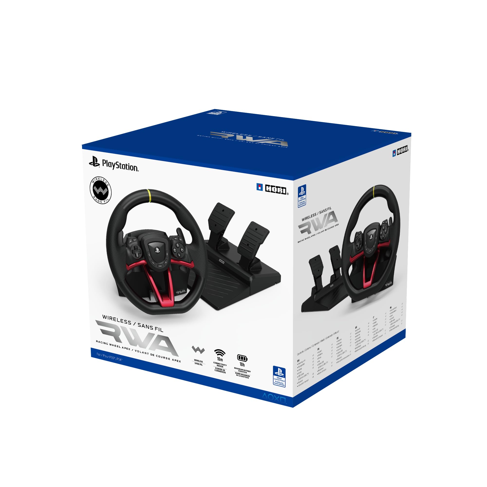 Amazon.com: HORI Wireless Racing Wheel Apex for Playstation 5