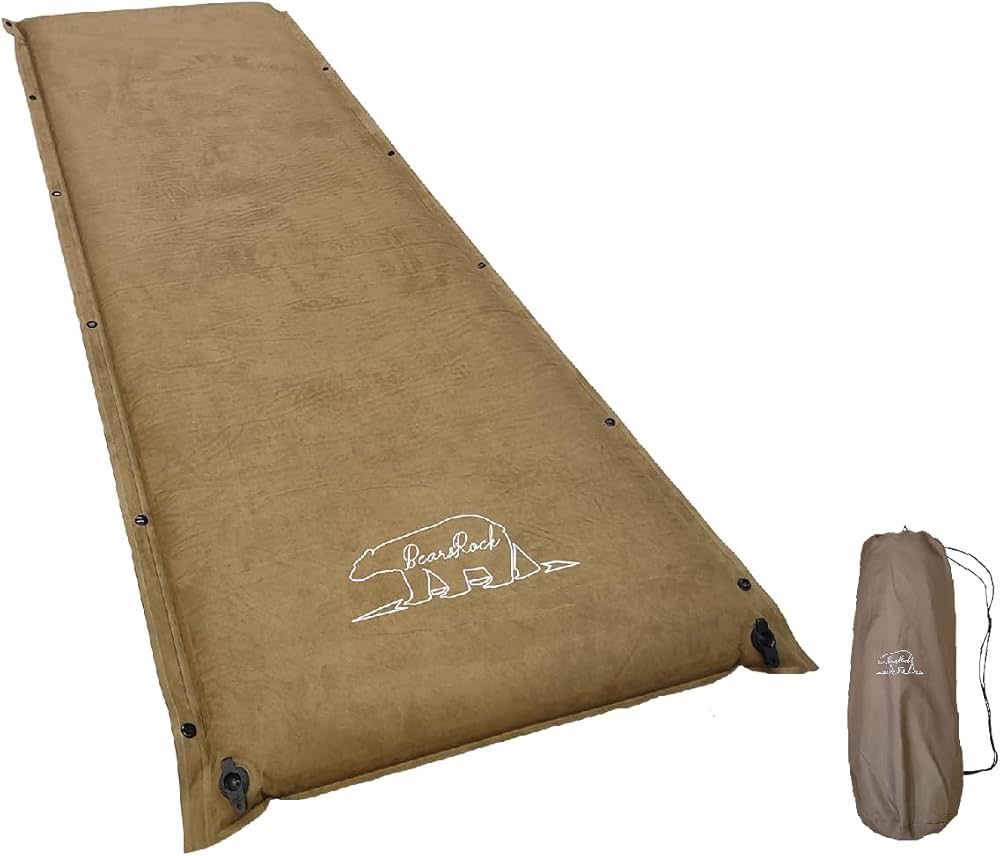 Amazon | Bears Rock ベアーズロック キャンプ マット 厚さ 8cm 自動