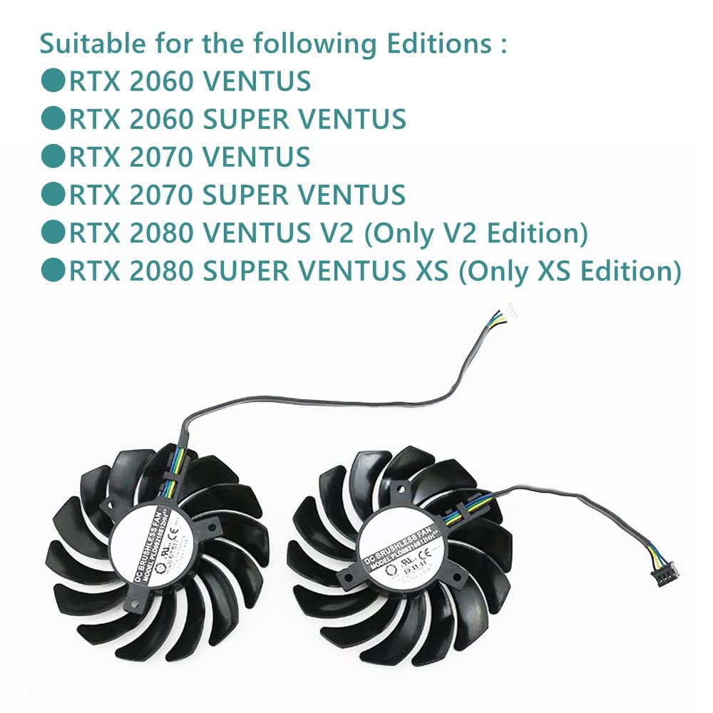 Amazon.com: Rakstore PLD09210S12HH Graphics Card Cooling Fan