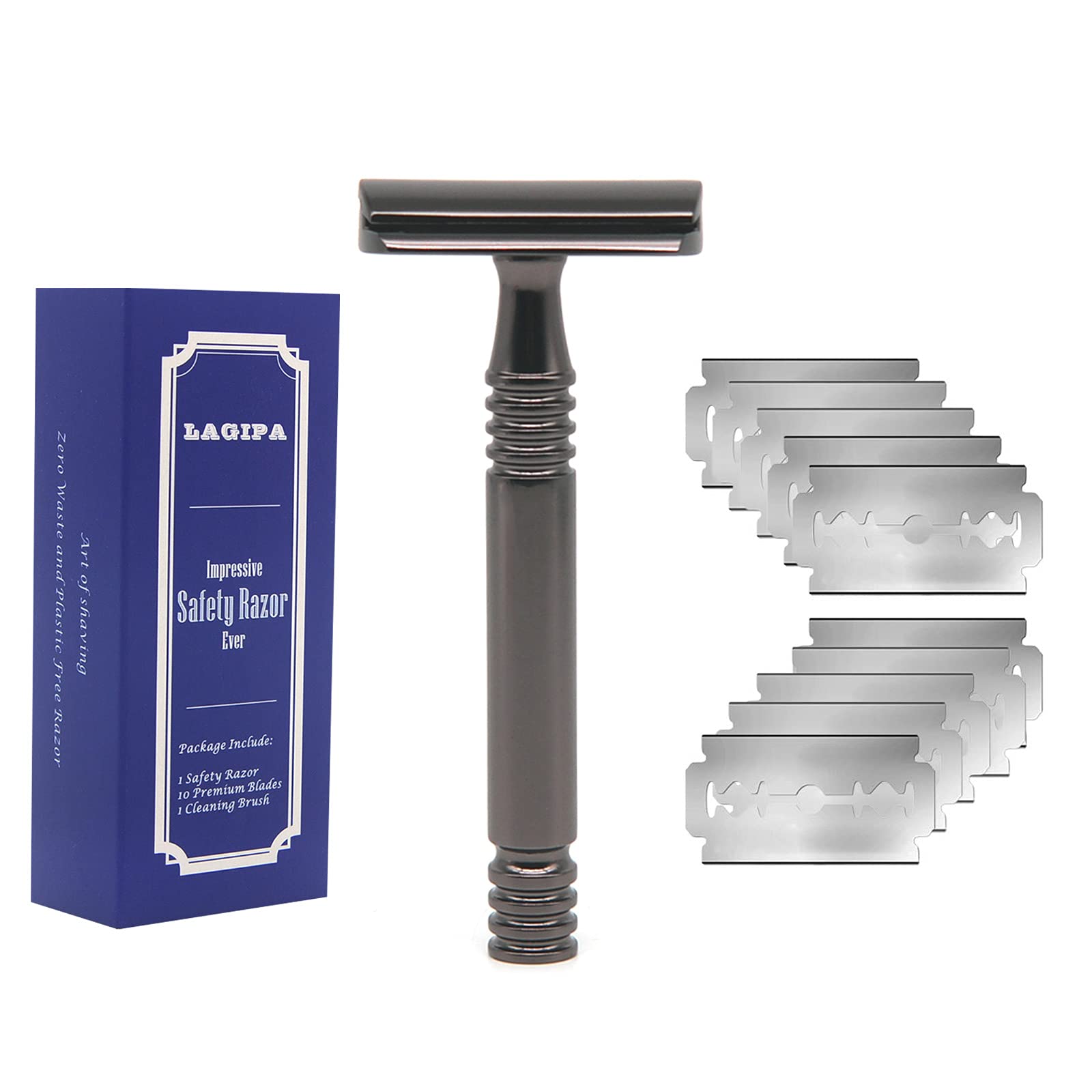 Amazon.co.jp: 両刃剃刀カミソリ、金属製クラシック安全カミソリ髭剃り