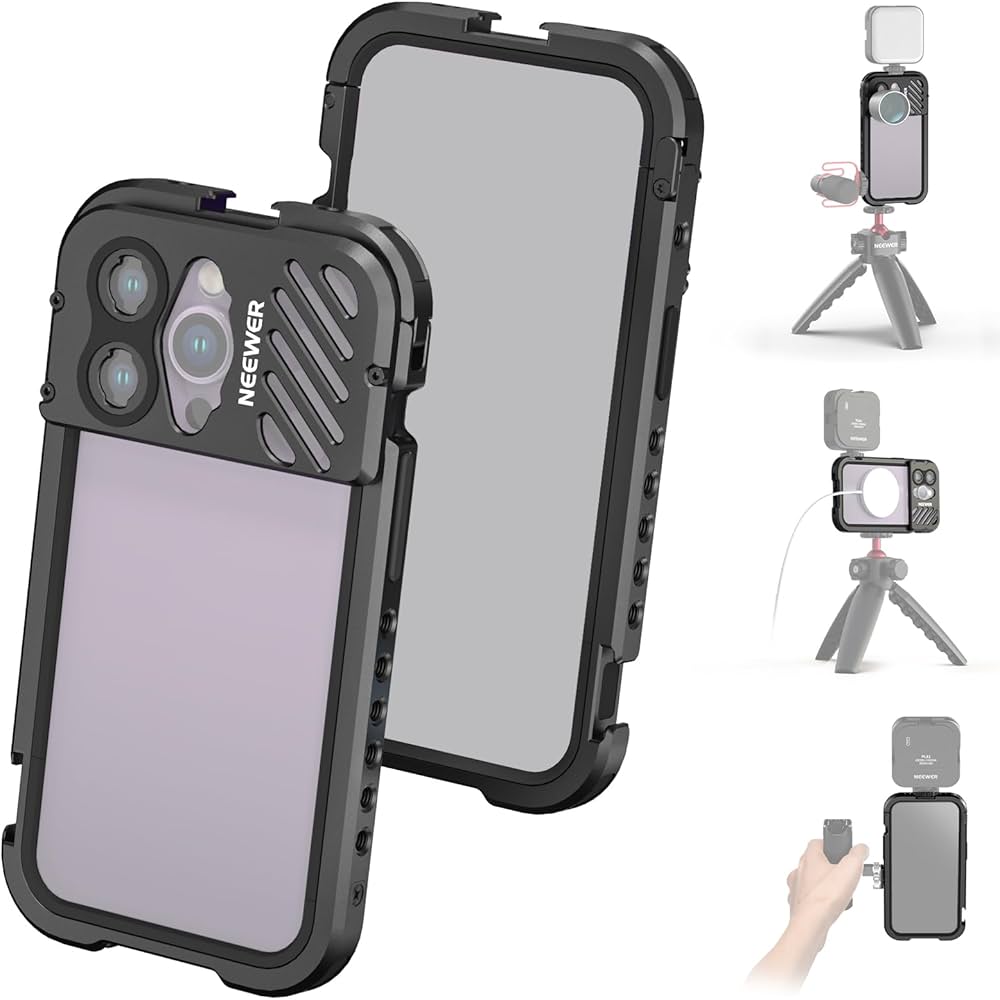 NEEWER iPhone 15pro用ケージセット Amazon.co.jp: NEEWER ビデオリグ
