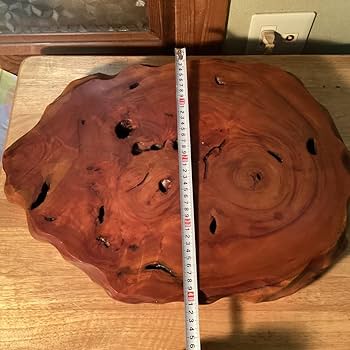 Amazon.co.jp: 天然木 1枚板 花台 飾り台 切株 木製飾り板 : おもちゃ