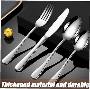 Amazon｜銀食器セット カトラリー ナイフ/フォーク/スプーン