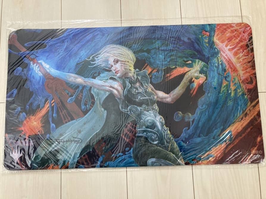 mtg プレイマット 意志の力 force of will 意思の力 ステッチ枠 mtg