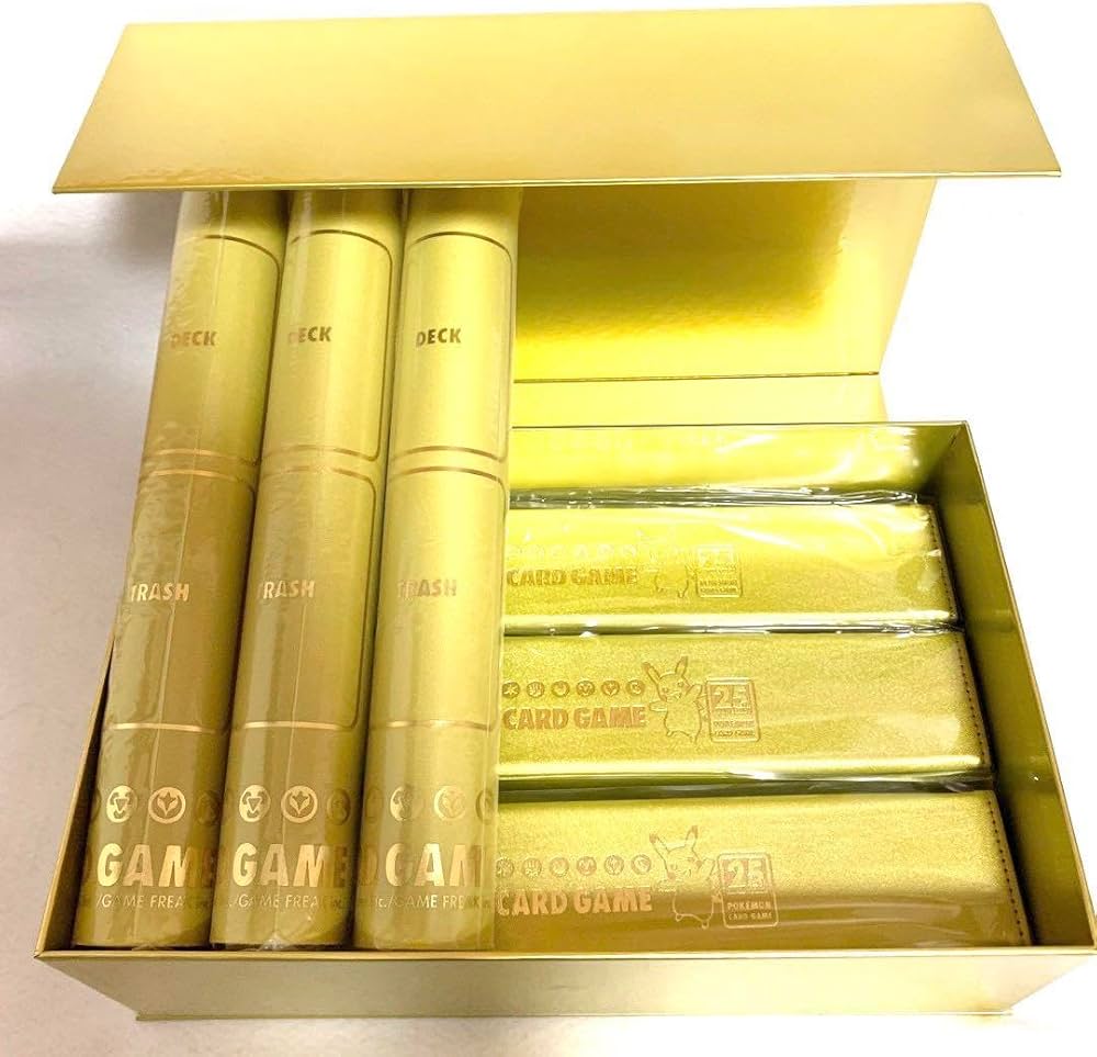 Amazon.co.jp: ポケカ 25th ゴールデンボックス プレイマット ケース 3